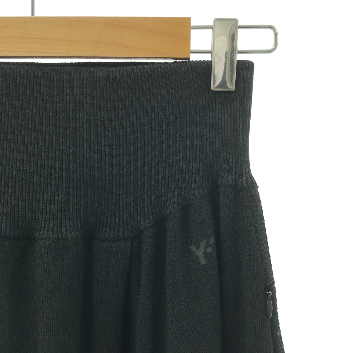 Y-3 / ワイスリー ニット サイドライン フレア ロングスカート