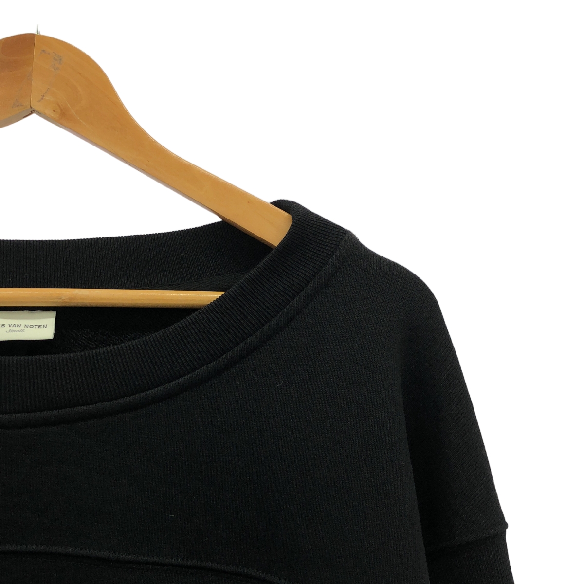DRIES VAN NOTEN / ドリスヴァンノッテン 裏起毛 バックオープン クルーネック トレーナー