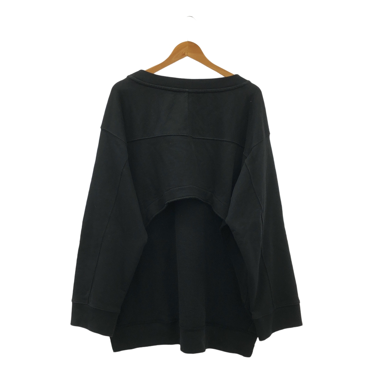 DRIES VAN NOTEN / ドリスヴァンノッテン 裏起毛 バックオープン クルーネック トレーナー