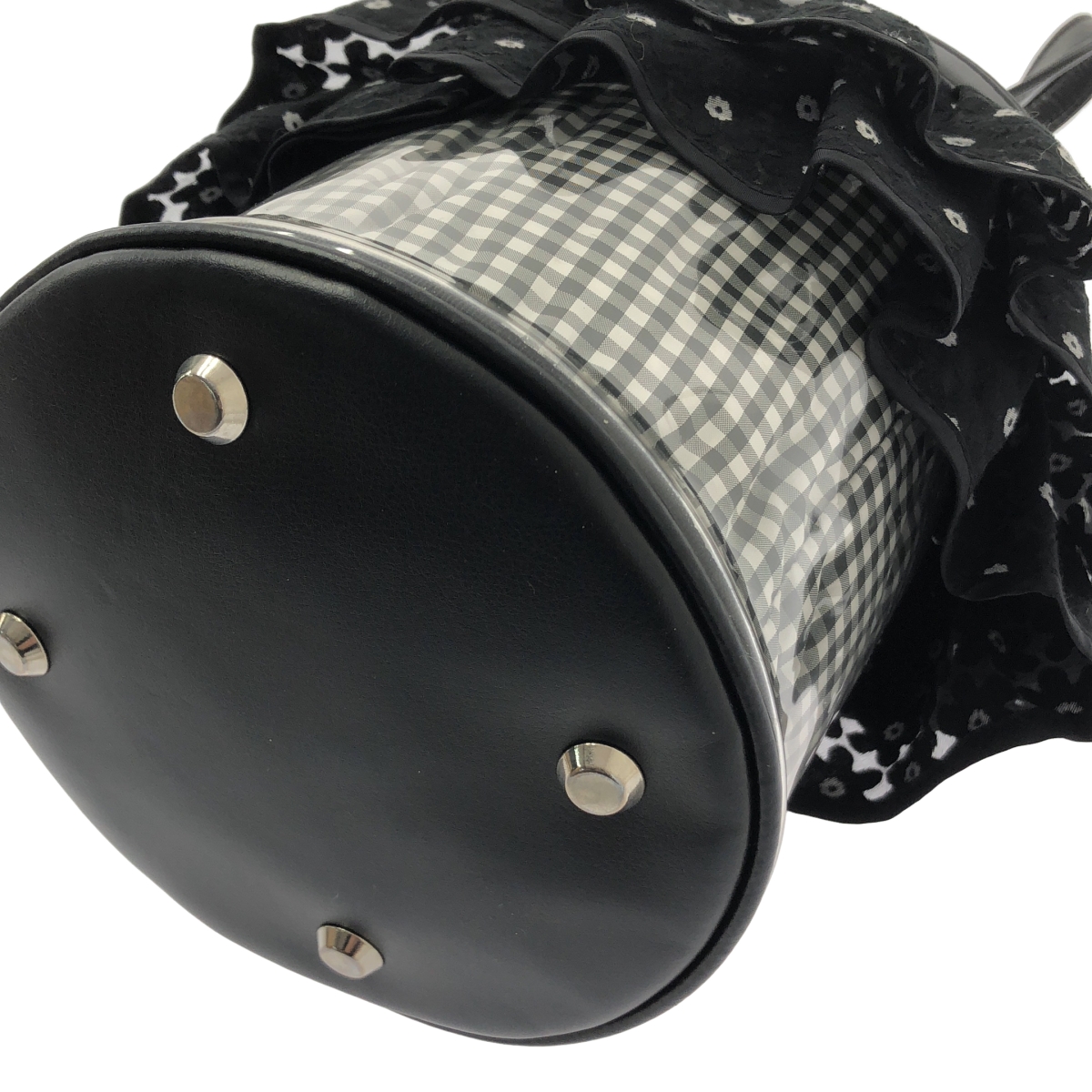 その他 2WAY クリア フラワーフリル バッグ