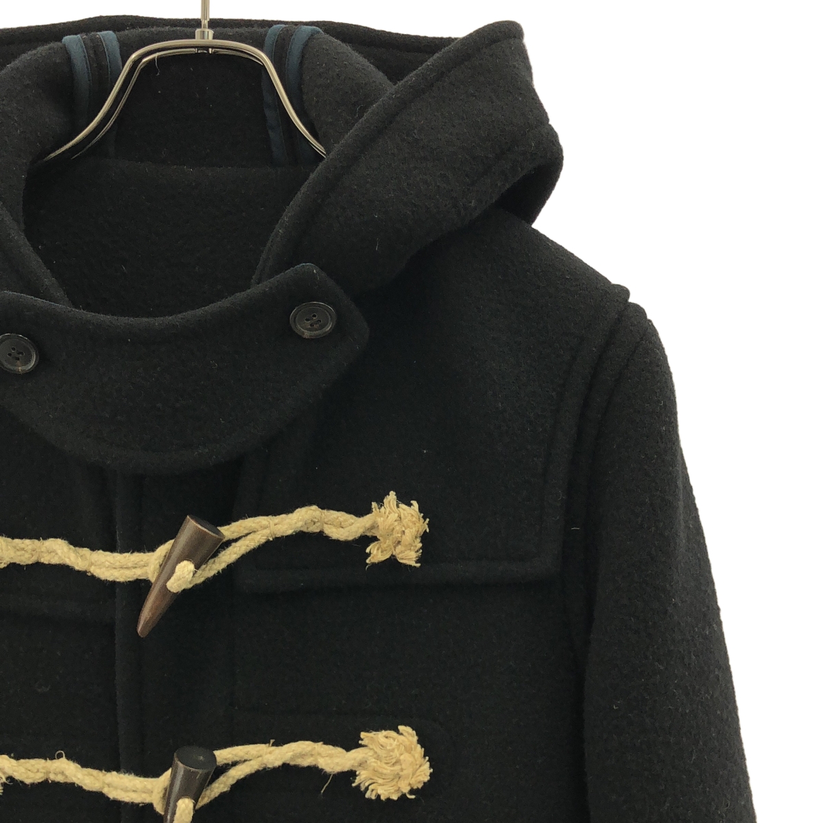 BALMAIN / バルマン ウール ダッフルコート フーディ