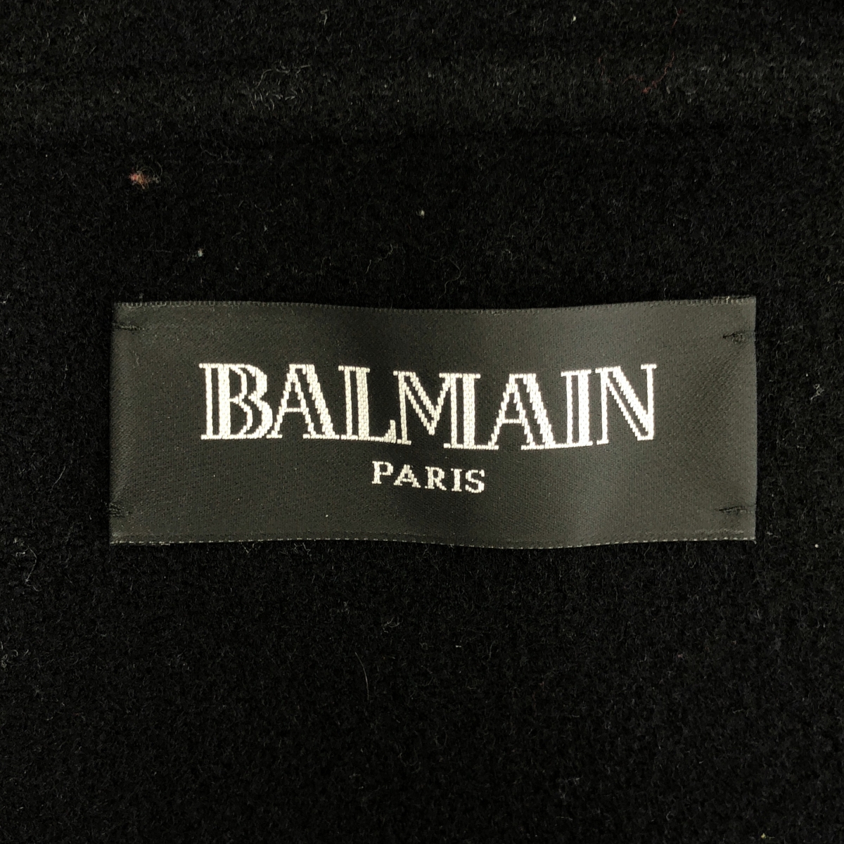 BALMAIN / バルマン ウール ダッフルコート フーディ
