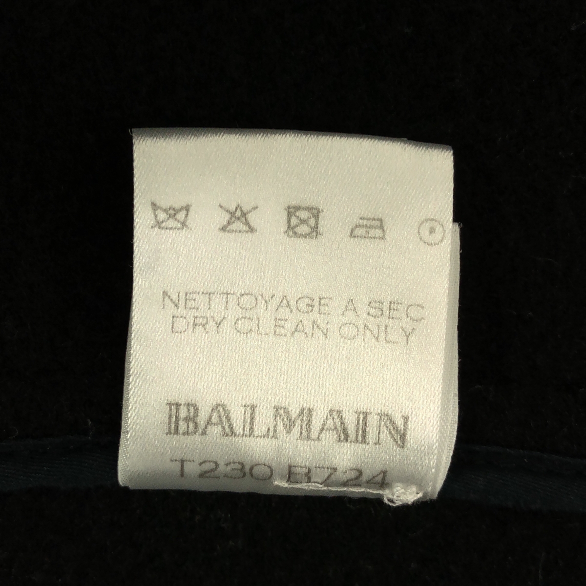 BALMAIN / バルマン ウール ダッフルコート フーディ