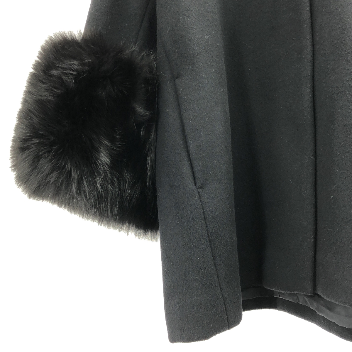 UNITED ARROWS / ユナイテッドアローズ ファー ノーカラーコート