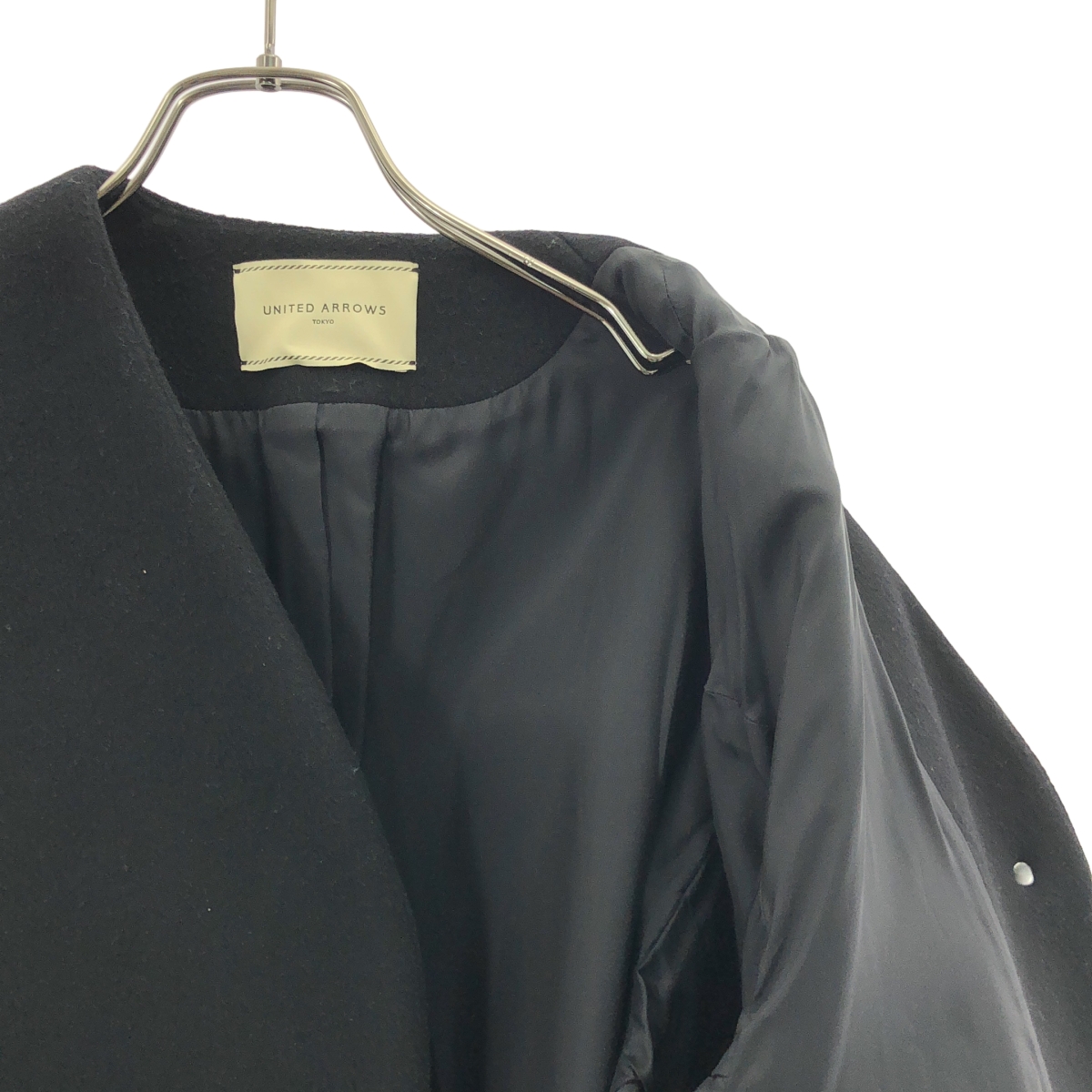 UNITED ARROWS / ユナイテッドアローズ ファー ノーカラーコート