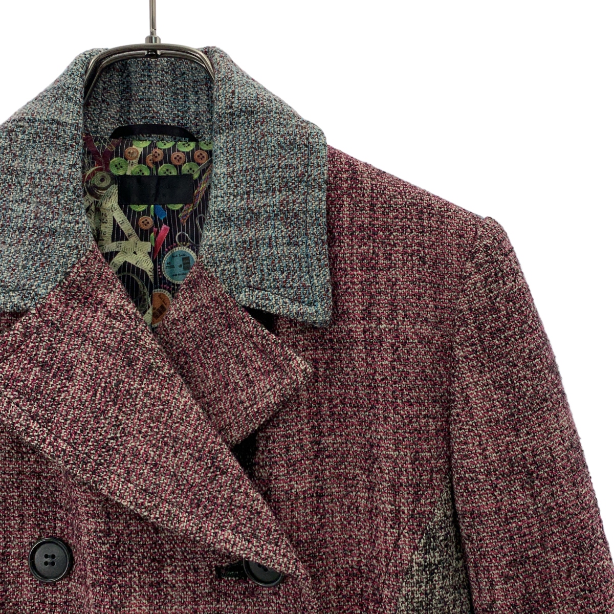 Paul Smith / ポールスミス ウール ツイード ダブル チェスターコート