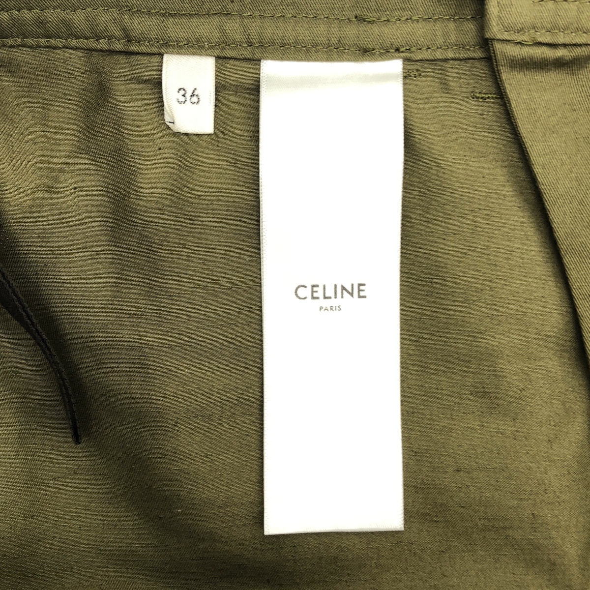 CELINE / セリーヌ CARGO PANTS IN COTTON LINEN トリオンフ コットン リネン カーゴパンツ