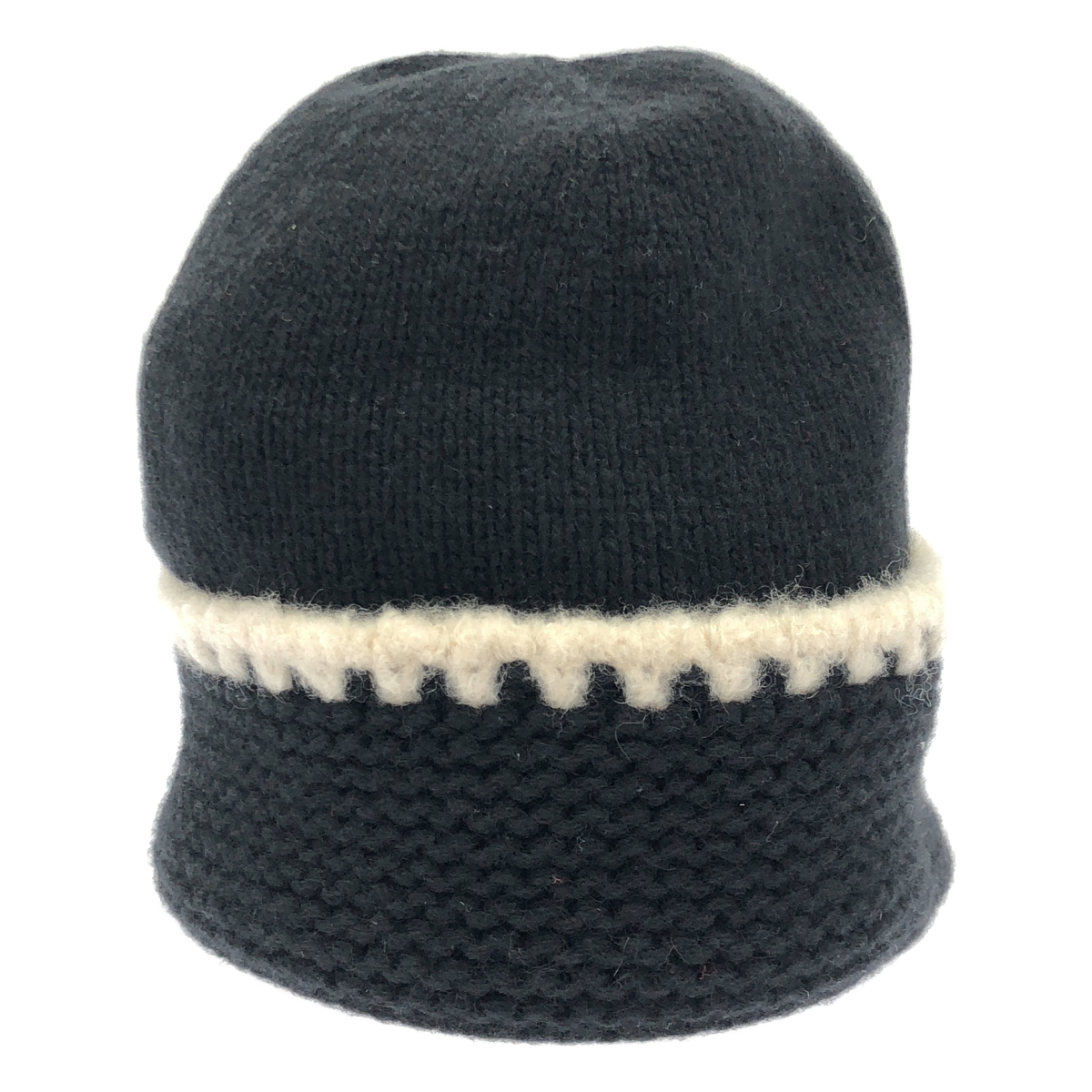 CHANEL / シャネル カシミヤ シルク ココマーク ニットキャップ ビーニー 帽子