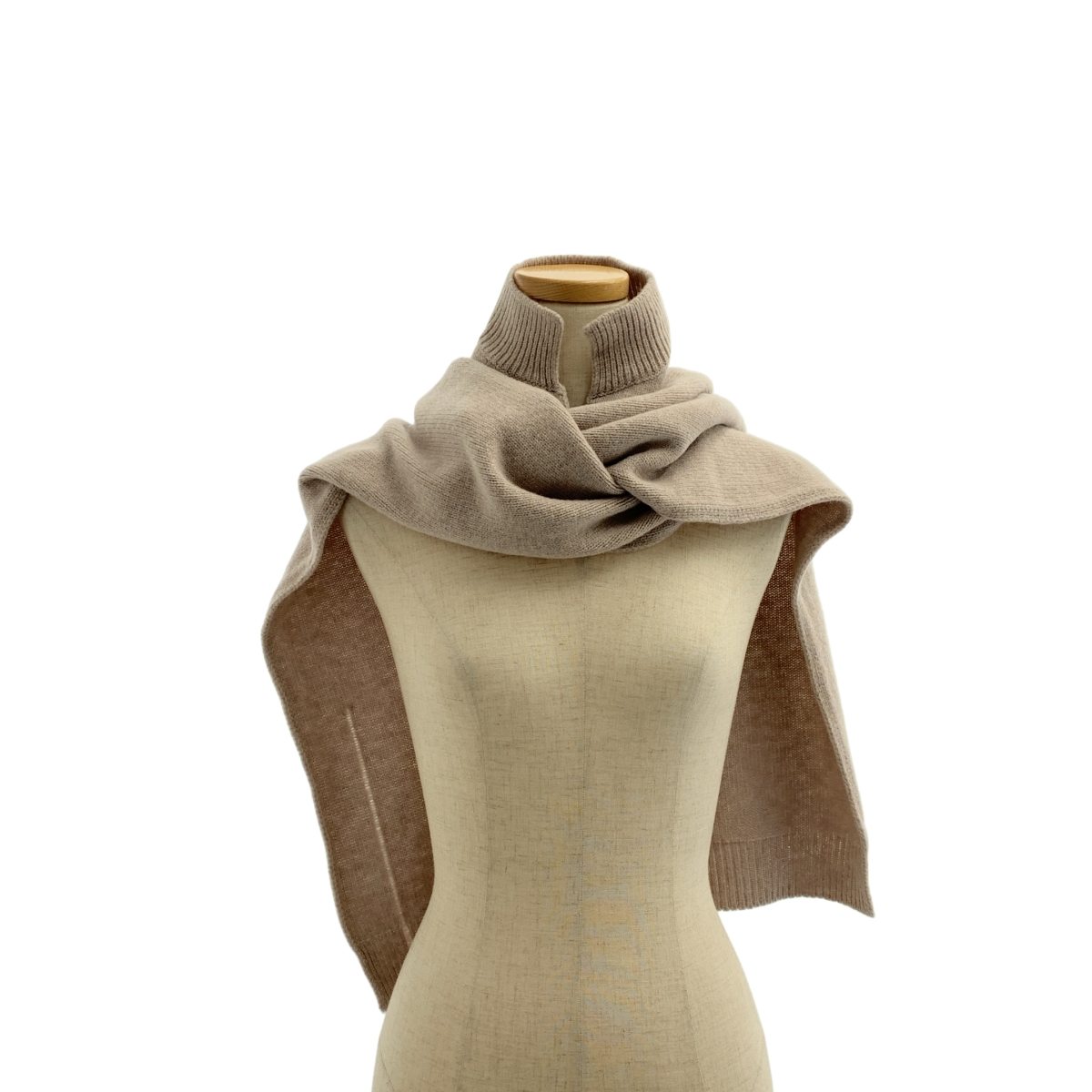 Maison Margiela / メゾンマルジェラ ダメージ加工 ステッチ ウール ニット マフラー ストール