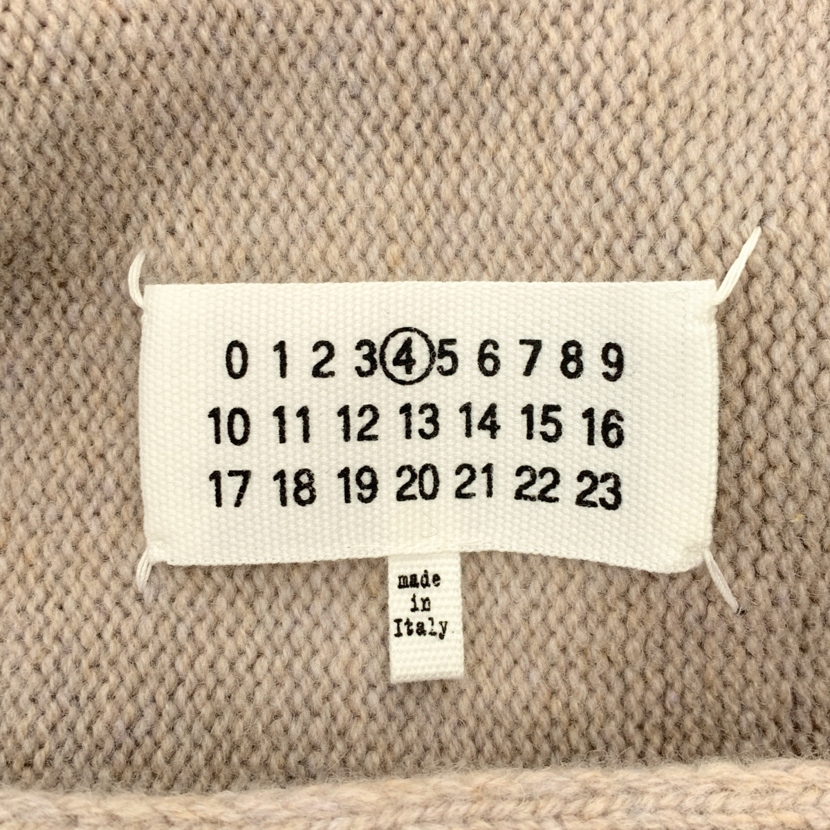 Maison Margiela / メゾンマルジェラ ダメージ加工 ステッチ ウール ニット マフラー ストール