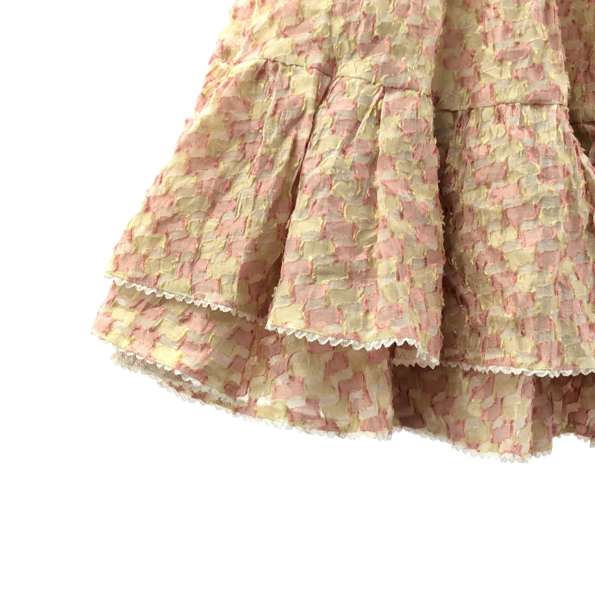 RED VALENTINO / レッドヴァレンティノ タック ティアード スカート