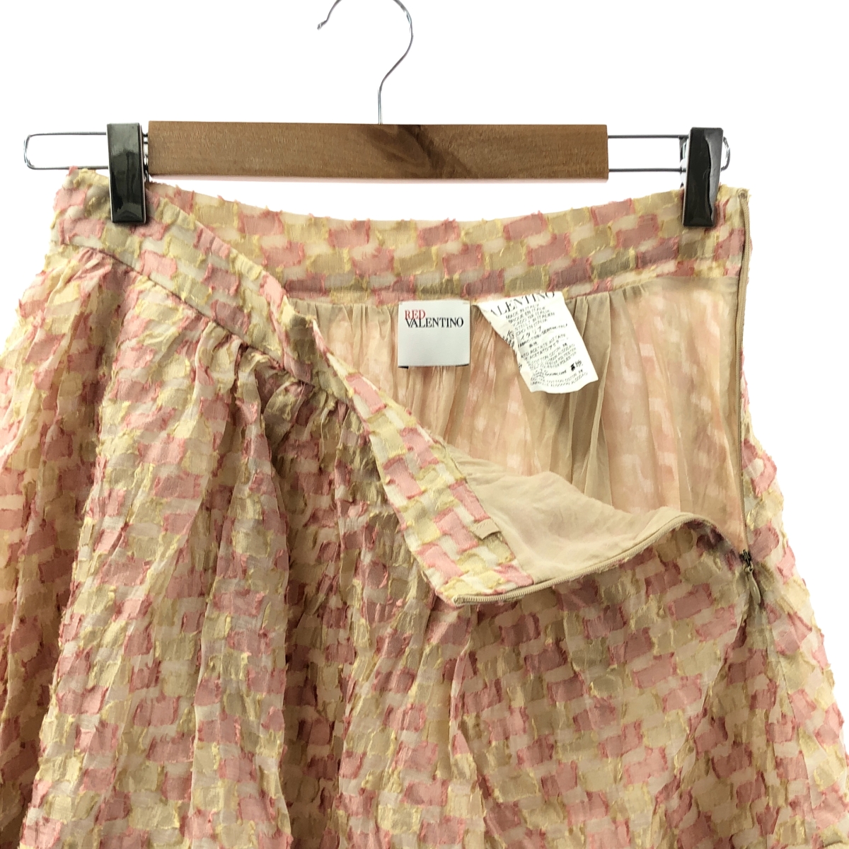 RED VALENTINO / レッドヴァレンティノ タック ティアード スカート