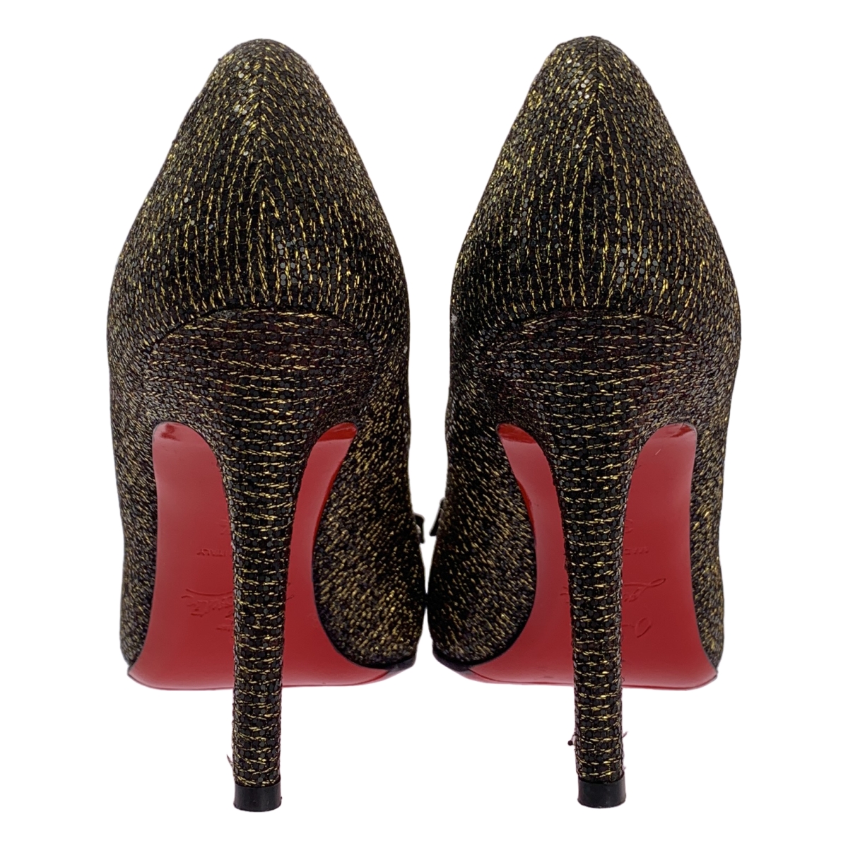 Christian Louboutin / クリスチャンルブタン リボン オープントゥ パンプス