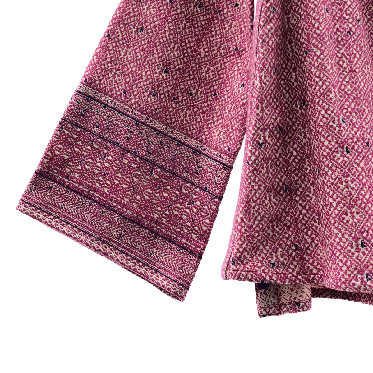 Ron Herman / ロンハーマン ジャガード コットンリネン エスニック シャツ