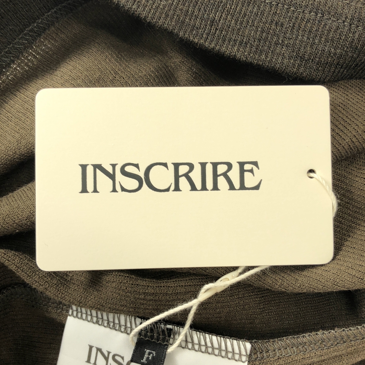 INSCRIRE / アンスクリア Plating Rib Zip Up Tee ジップ カットソー