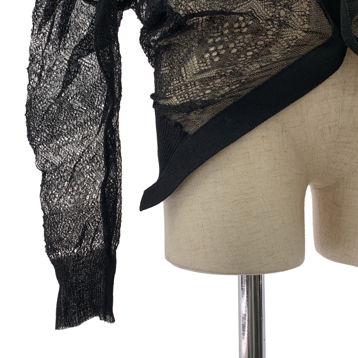 JUNYA WATANABE COMME des GARCONS / ジュンヤワタナベ 変形 オーバーシルエット ニット カーディガン