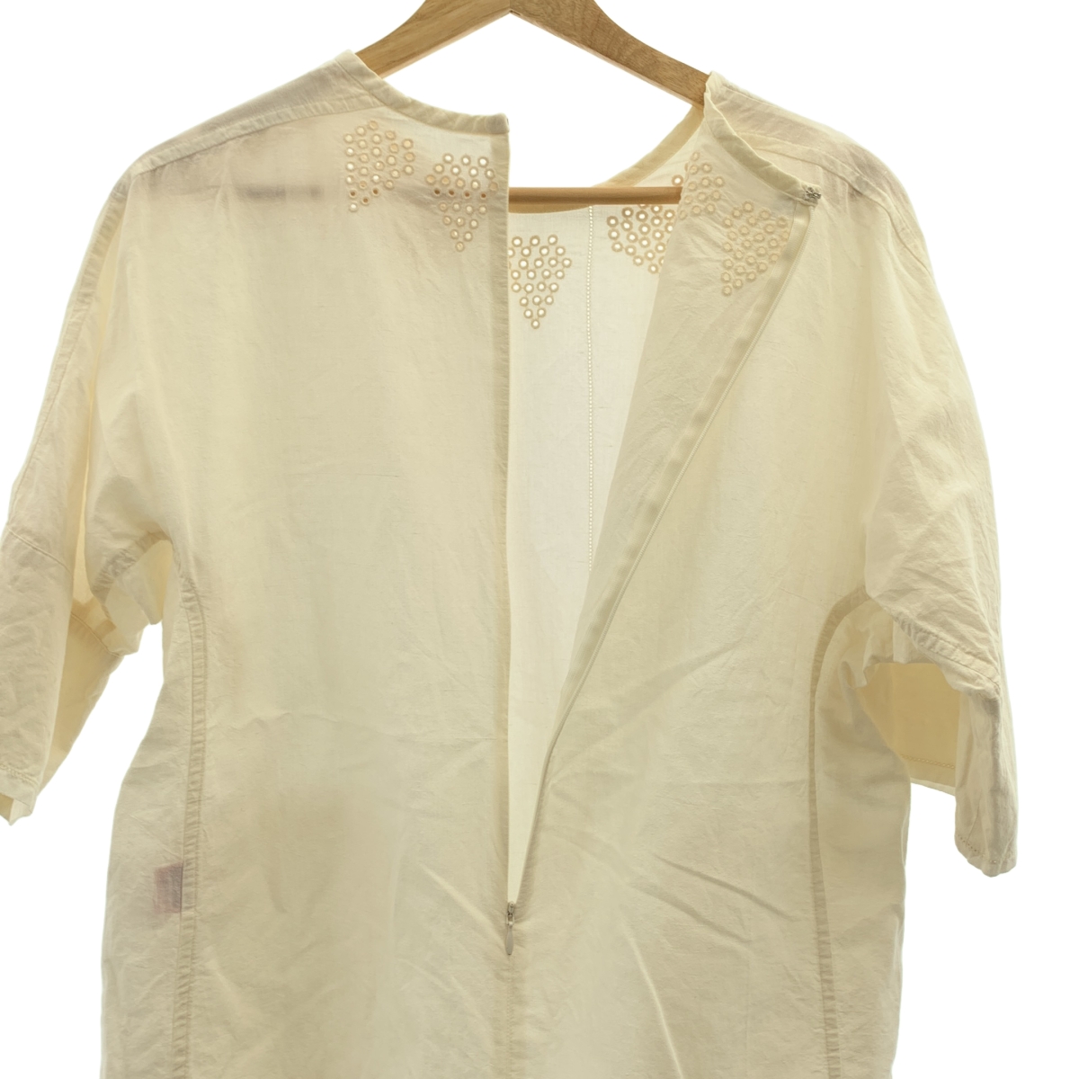 HaaT ISSEY MIYAKE / ハートイッセイミヤケ コットン リネン プルオーバーブラウス シャツ