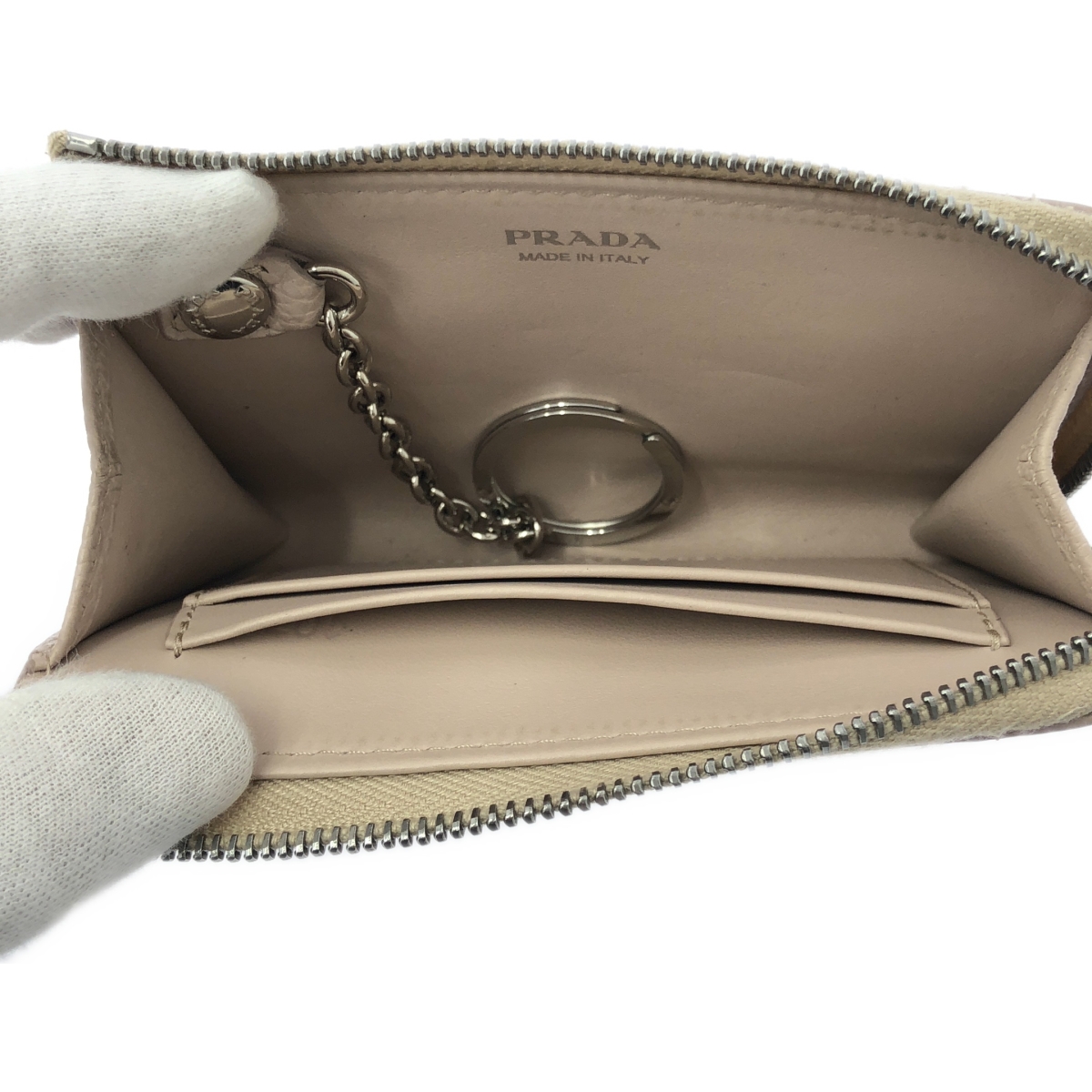 PRADA / プラダ 1PP122 / VIT.DAINO ヴィッテロダイノレザー ラウンドジップウォレット キーケース