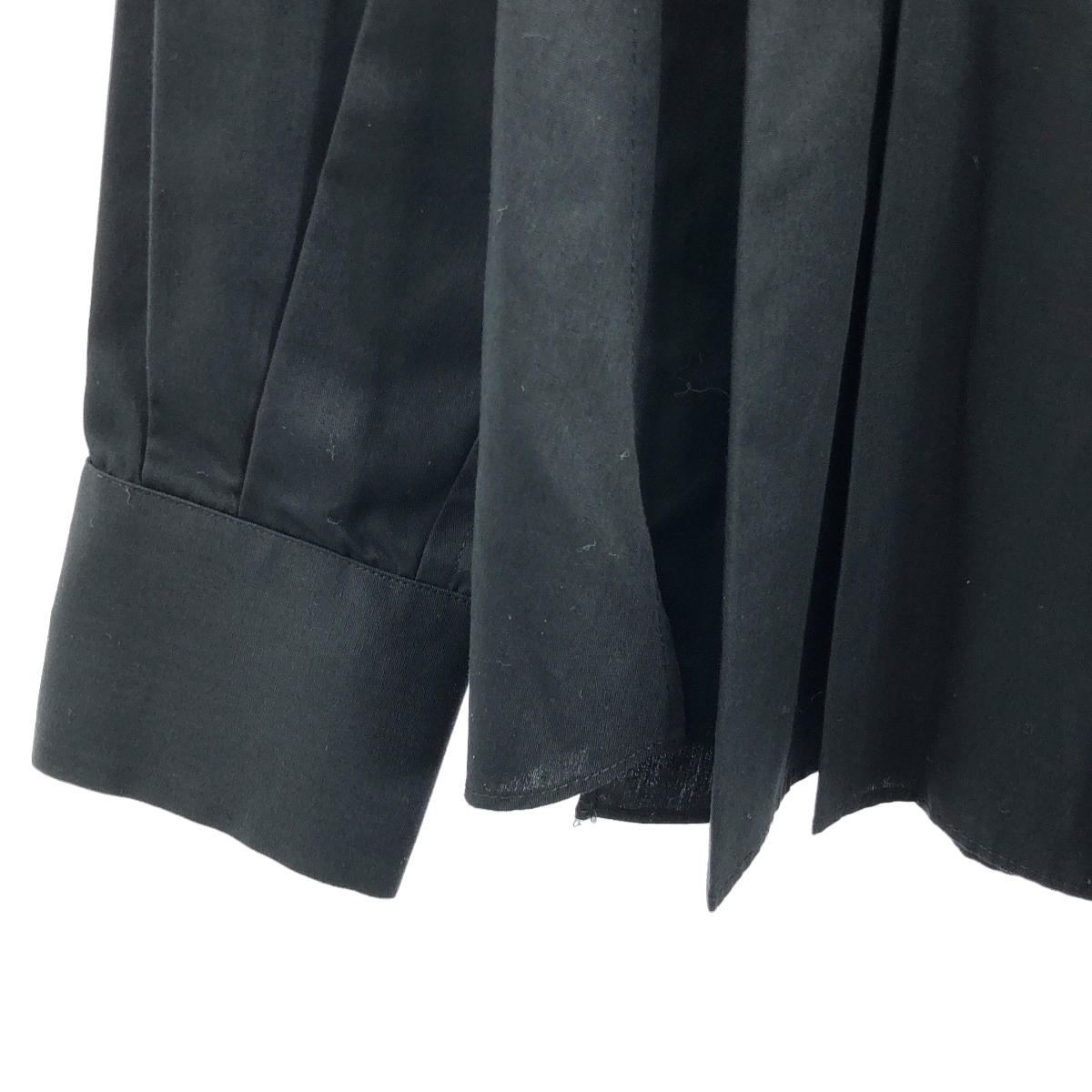 sacai / サカイ コットン混 プリーツ バンドカラー シャツ
