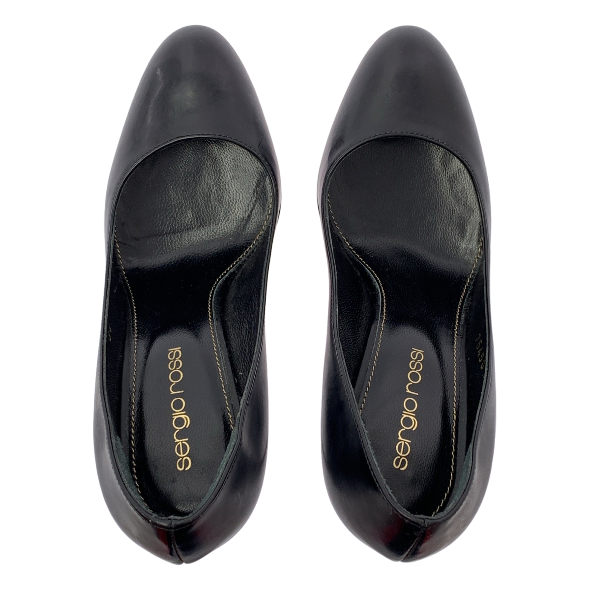 sergio rossi / セルジオロッシ レザー ヒール パンプス