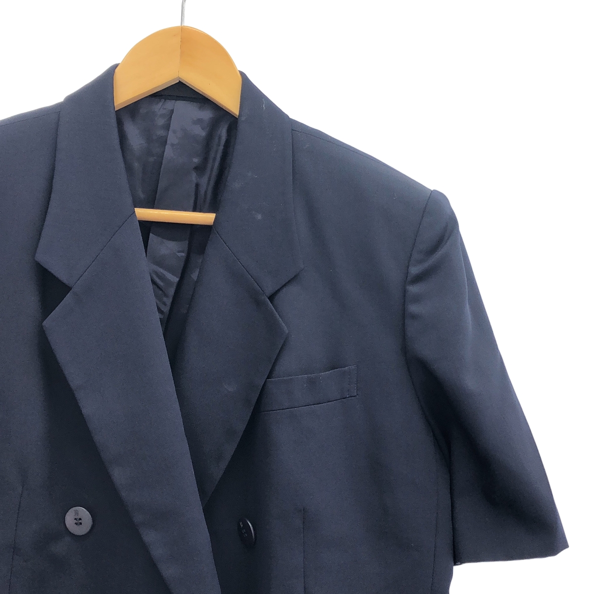 Burberrys / バーバリーズ 1990s ヴィンテージ 白タグ ウール ダブルブレスト 半袖 ジャケット