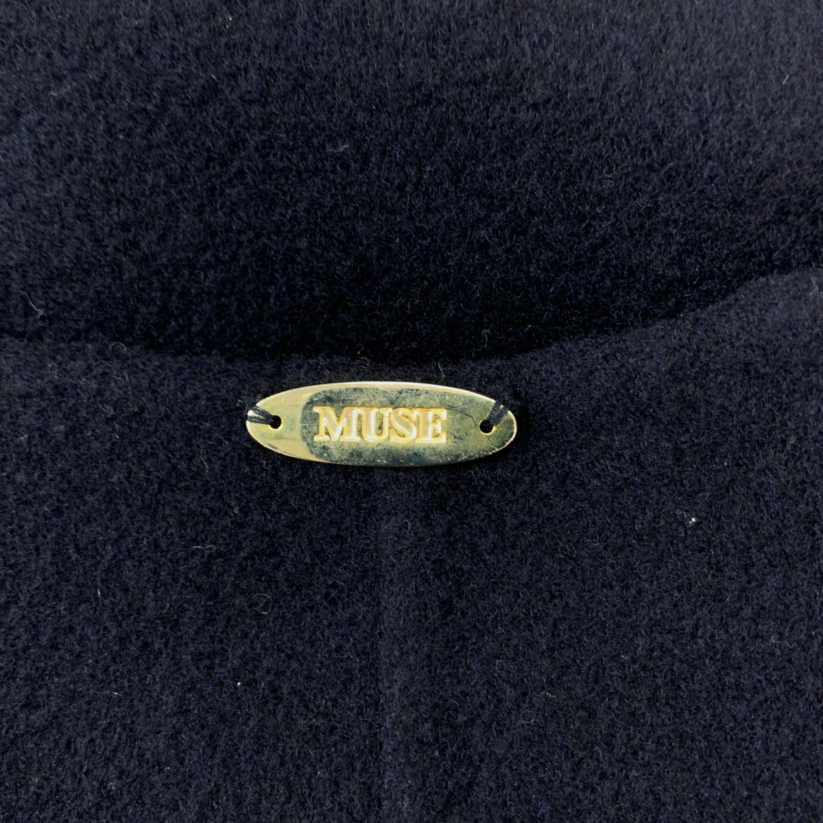 MUSE de Deuxieme Classe / ミューズドゥーズィーエムクラス victorian リバーロングノーカラーコート