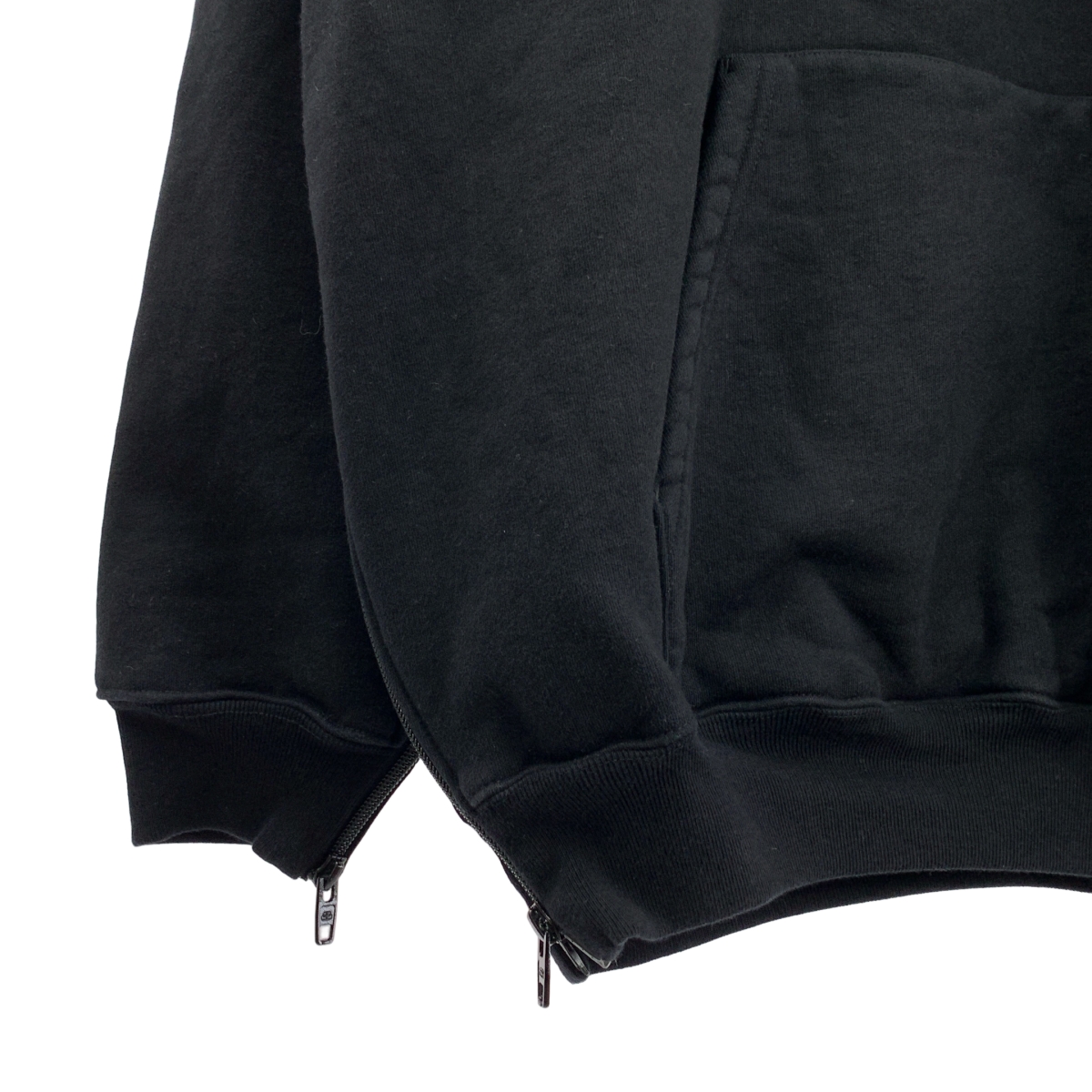 BALENCIAGA / バレンシアガ コットン サイドジップ フーデッド トレーナー