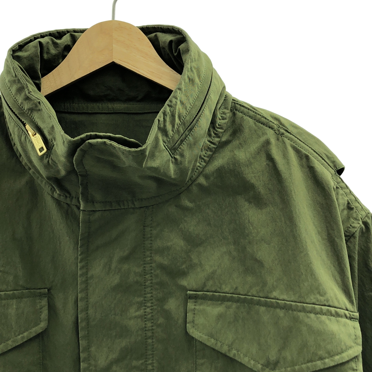 1er Arrondissement / プルミエアロンディスモン コットンナイロンミリタリーブルゾン ジャケット