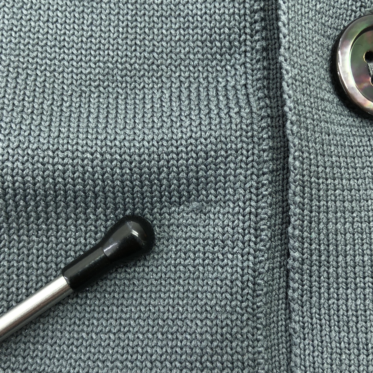 COMME des GARCONS SHIRT / コムデギャルソンシャツ fully fashioned gauge 12 切替 ニット カーディガン