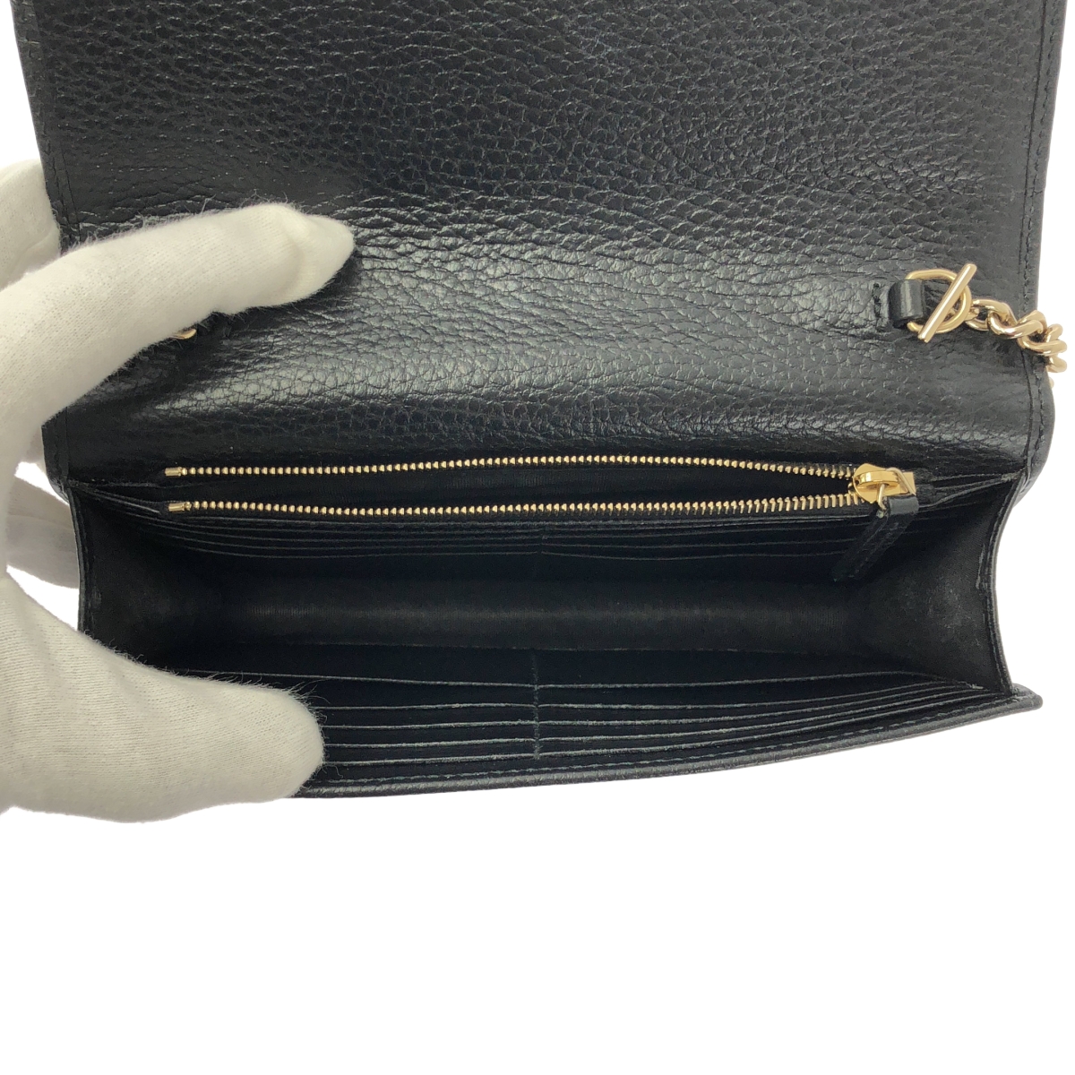 GUCCI / グッチ インターロッキングG チェーン ショルダーバッグ / 615523