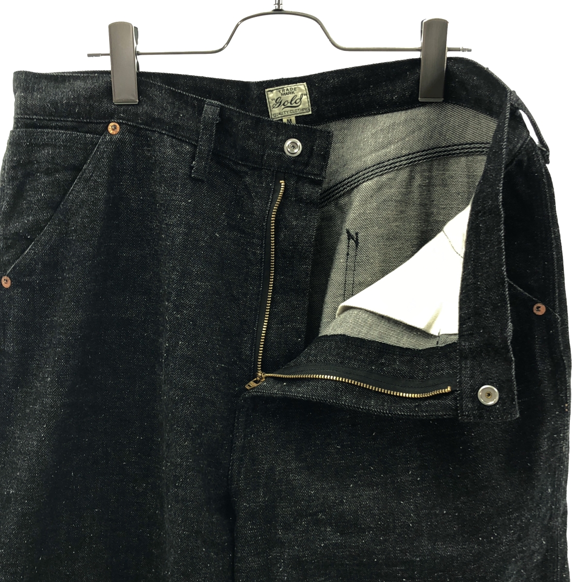 GOLD / ゴールド東洋エンタープライズ RECYCLED WASTE SUVIN COTTON YARN 11.5oz. DENIM PAINTER PANTS デニム パンツ