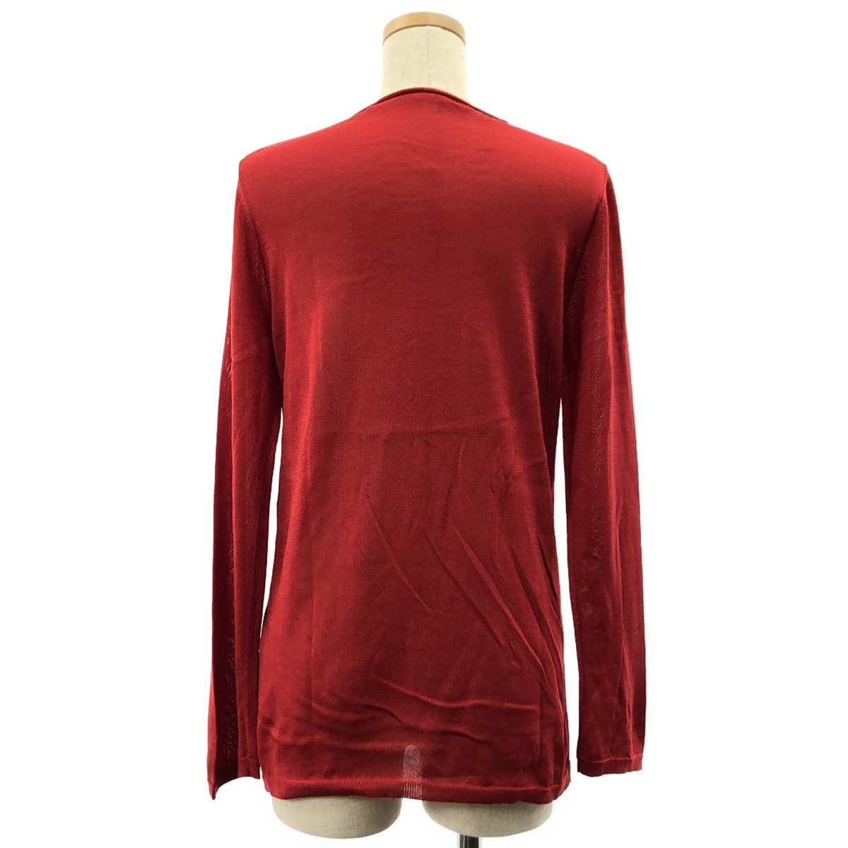 COMME des GARCONS / コムデギャルソン ポリエステル アセテート フリル装飾 ニット プルオーバー