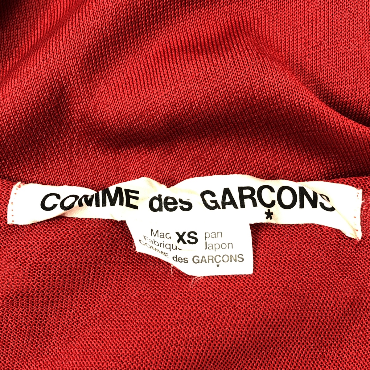 COMME des GARCONS / コムデギャルソン ポリエステル アセテート フリル装飾 ニット プルオーバー