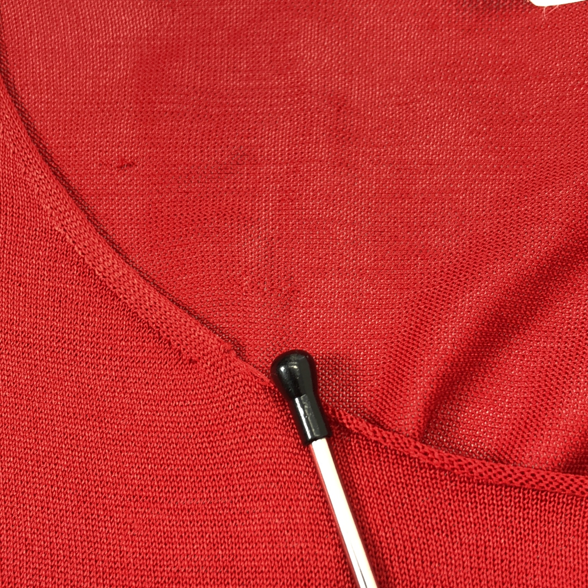 COMME des GARCONS / コムデギャルソン ポリエステル アセテート フリル装飾 ニット プルオーバー