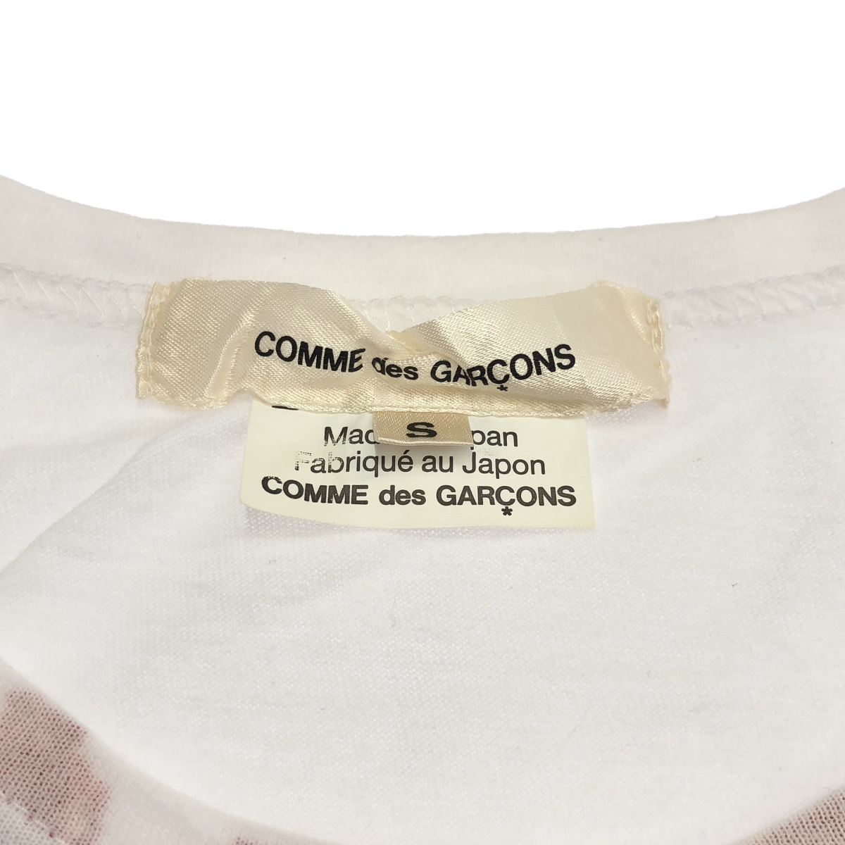 COMME des GARCONS / コムデギャルソン プリント クルーネック Tシャツ カットソー