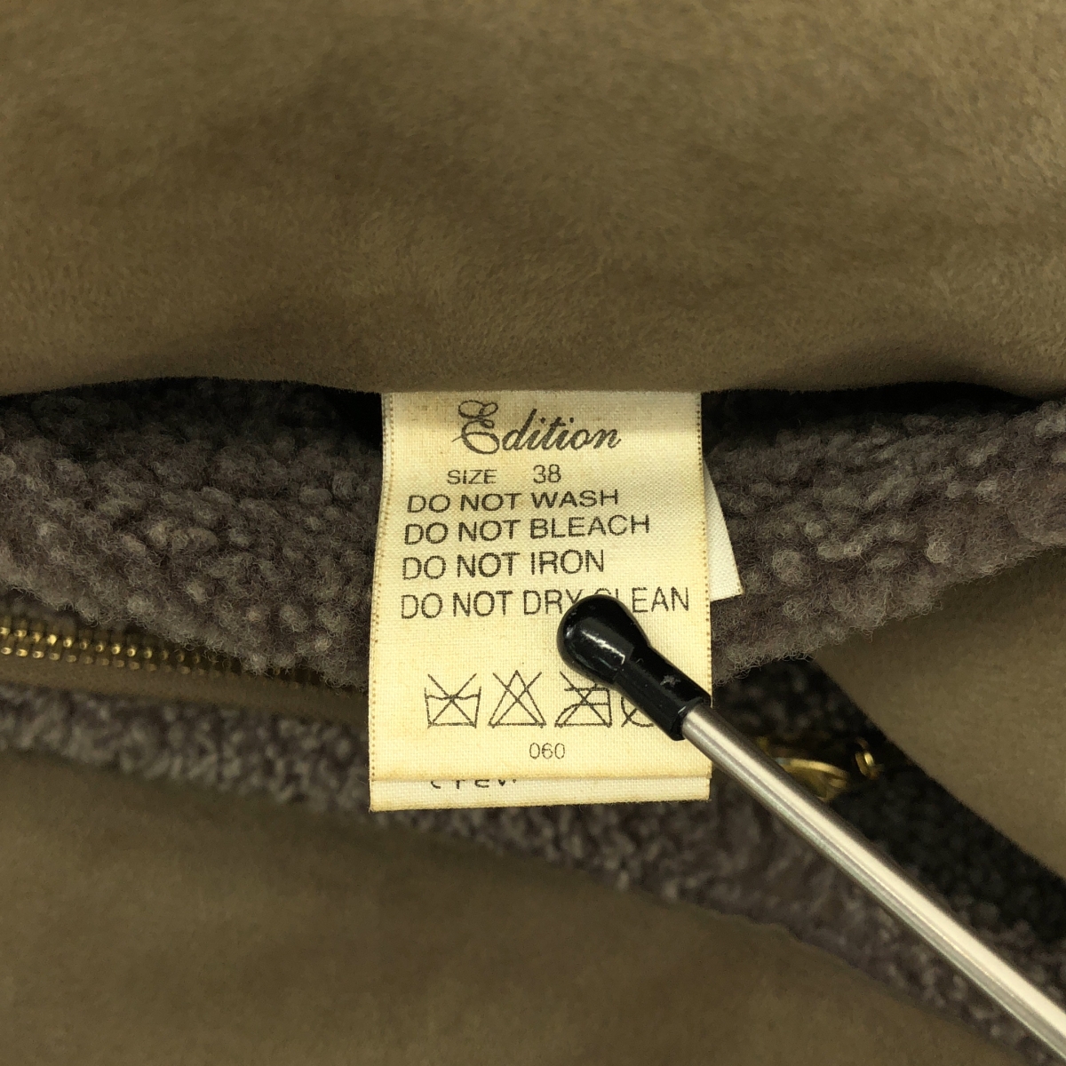 Edition / エディション トゥモローランド ムートン レザー ジップ コート