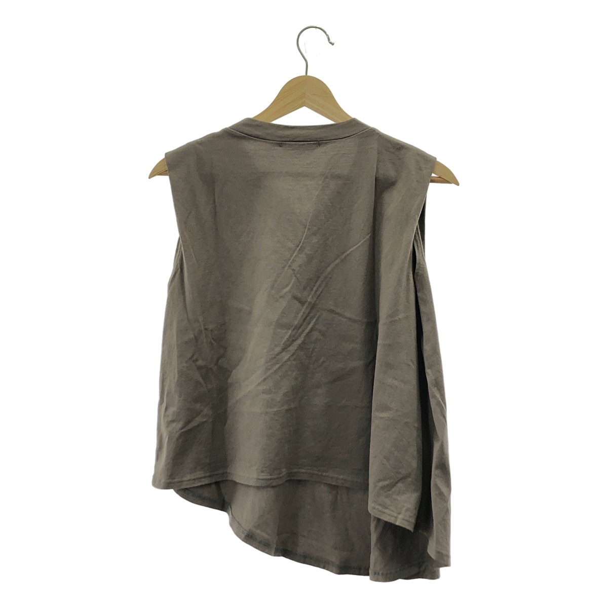 mizuiroind / ミズイロインド コットン アシンメトリー Tシャツ カットソー