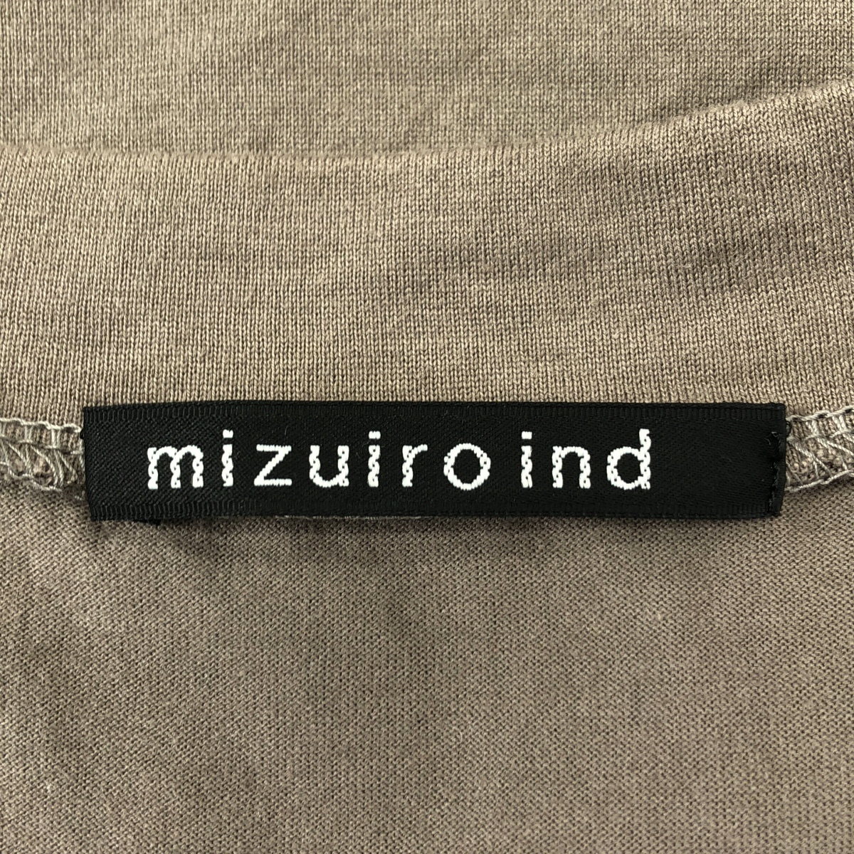 mizuiroind / ミズイロインド コットン アシンメトリー Tシャツ カットソー
