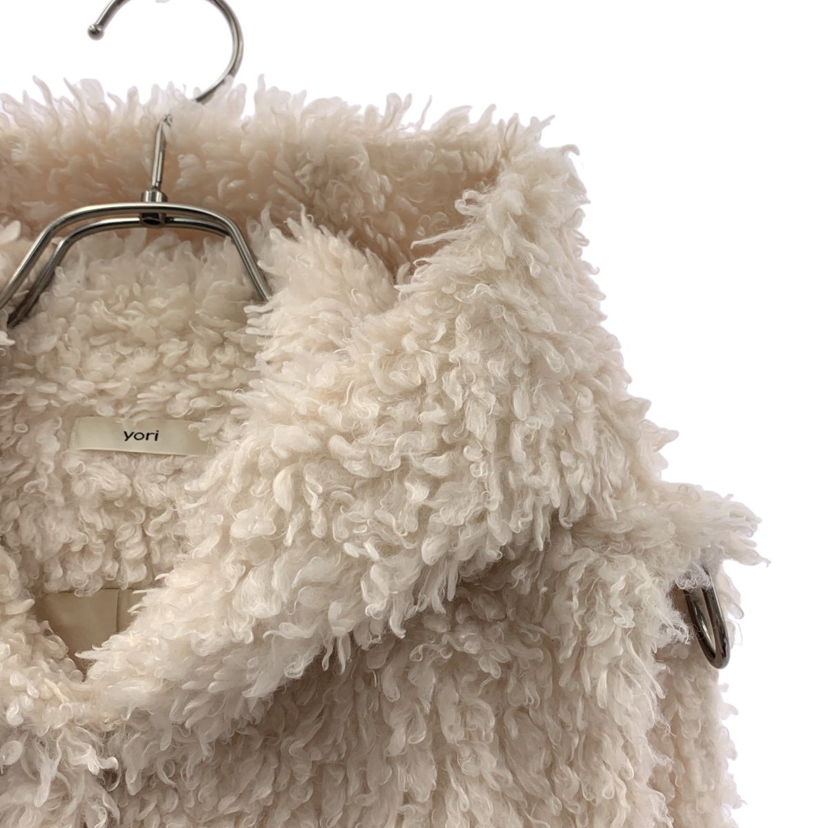 yori / ヨリ プードル フード ジレ / ボアベスト フーディ / 総裏地