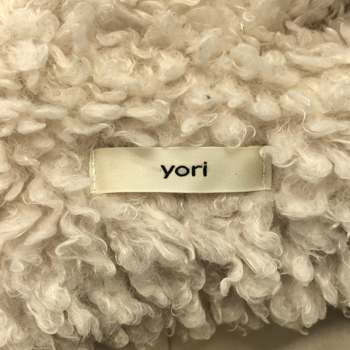 yori / ヨリ プードル フード ジレ / ボアベスト フーディ / 総裏地