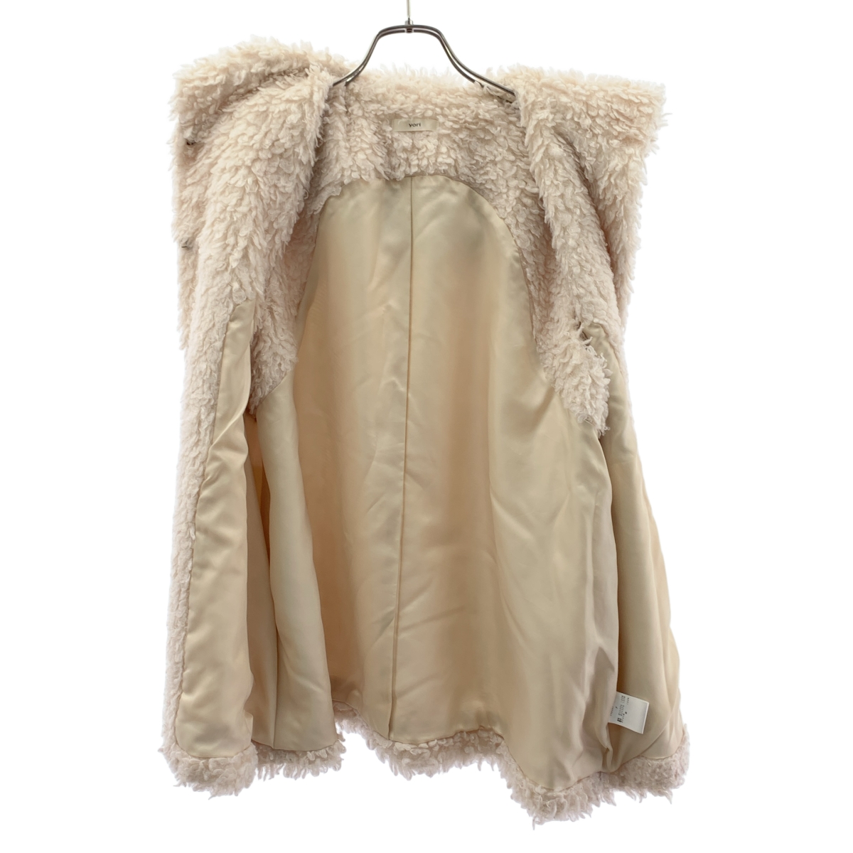 yori / ヨリ プードル フード ジレ / ボアベスト フーディ / 総裏地