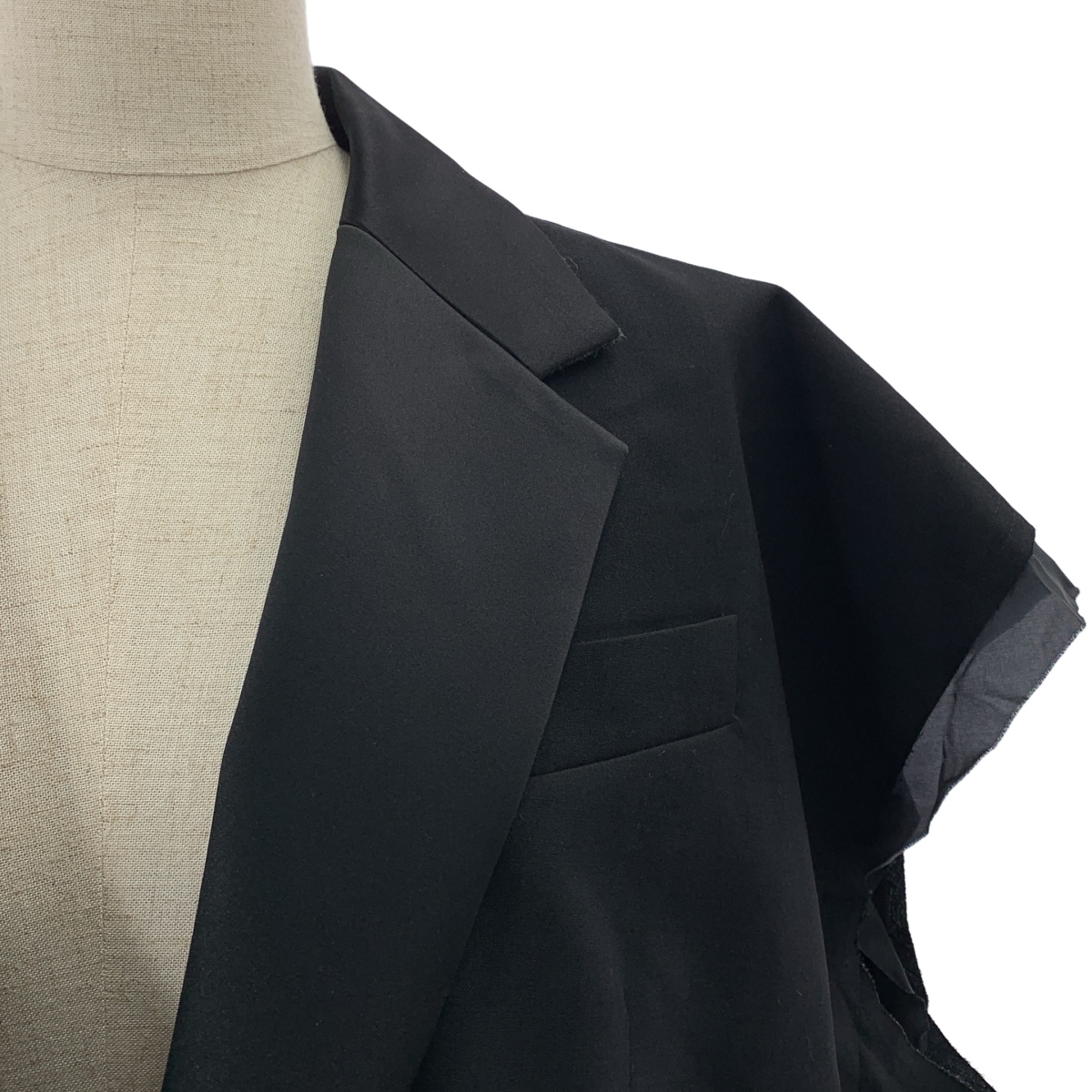 sacai / サカイ Suiting Jacket / オーバーシルエット ジレ ベスト スリーブレスジャケット