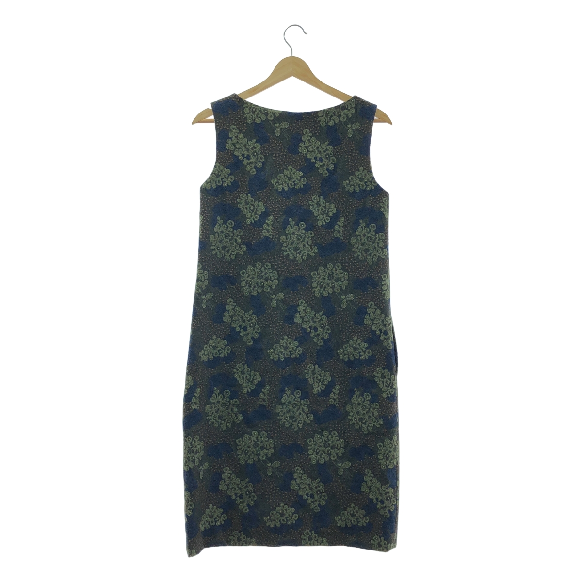 mina perhonen / ミナペルホネン happy camouflage / エンブロイダリー ワンピース / 総裏地