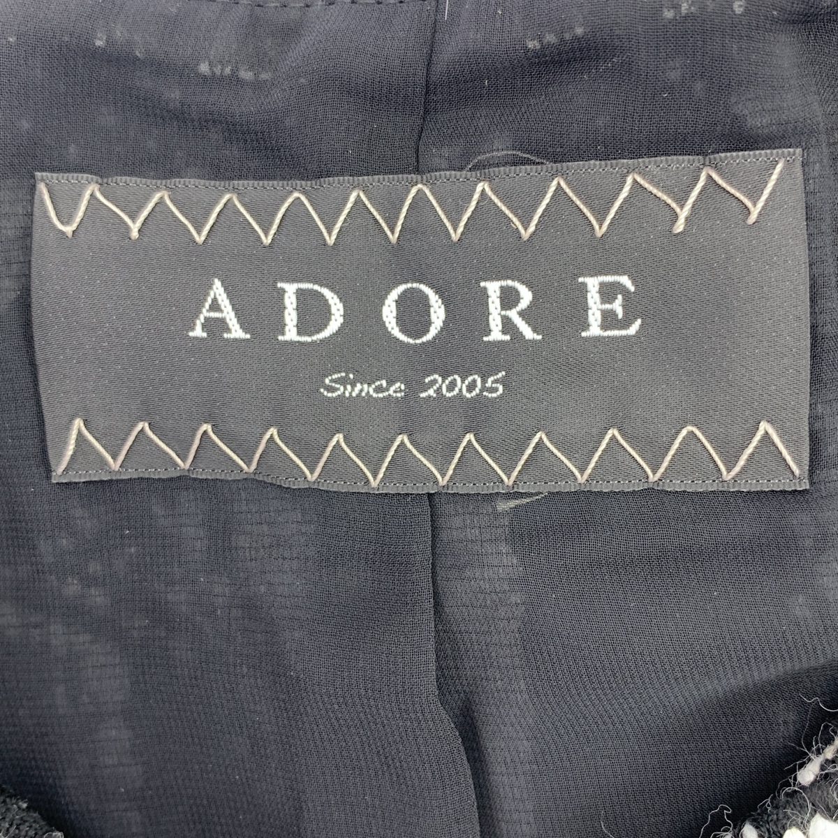 ADORE / アドーア コクーン ノーカラー ショート ジャケット