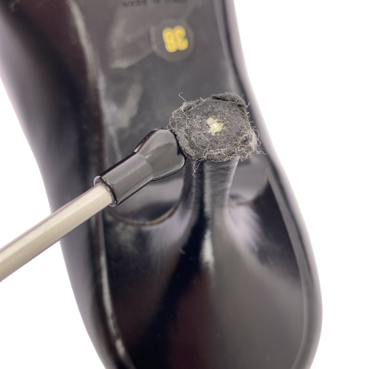 PRADA / プラダ オープントゥ リボン パンプス