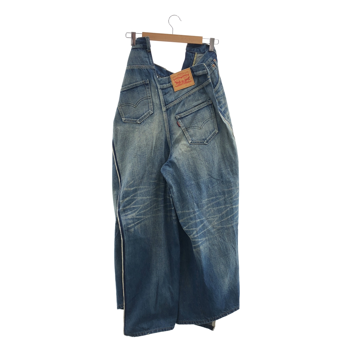 JUNYA WATANABE / ジュンヤワタナベ × Levis / 再構築 ダメージ加工 スリット デニムパンツ