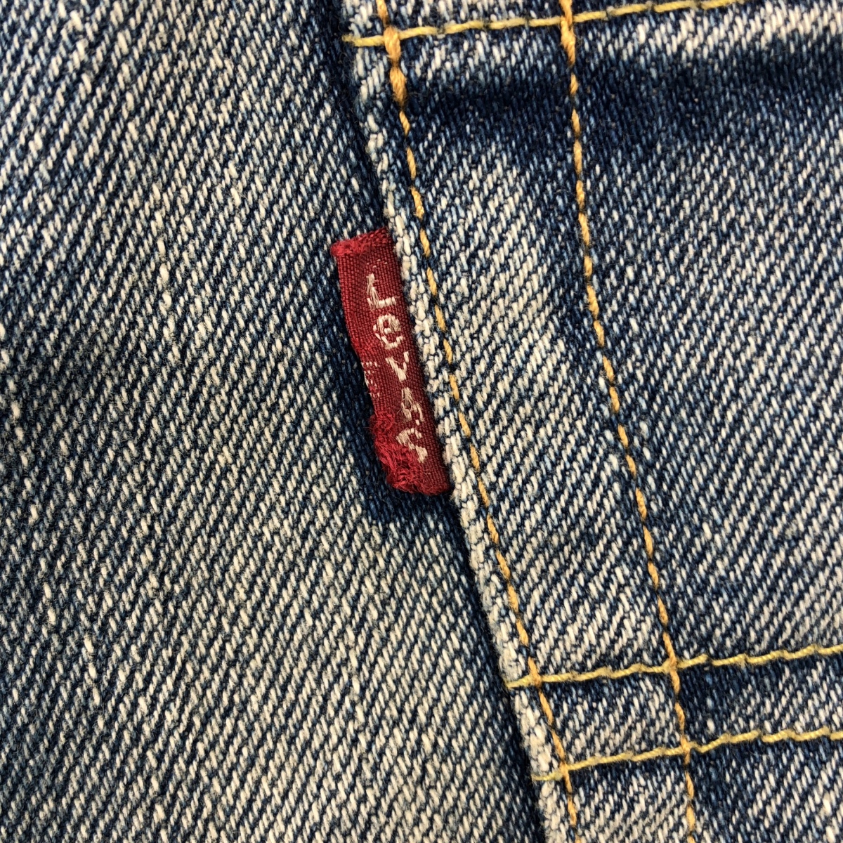 JUNYA WATANABE / ジュンヤワタナベ × Levis / 再構築 ダメージ加工 スリット デニムパンツ