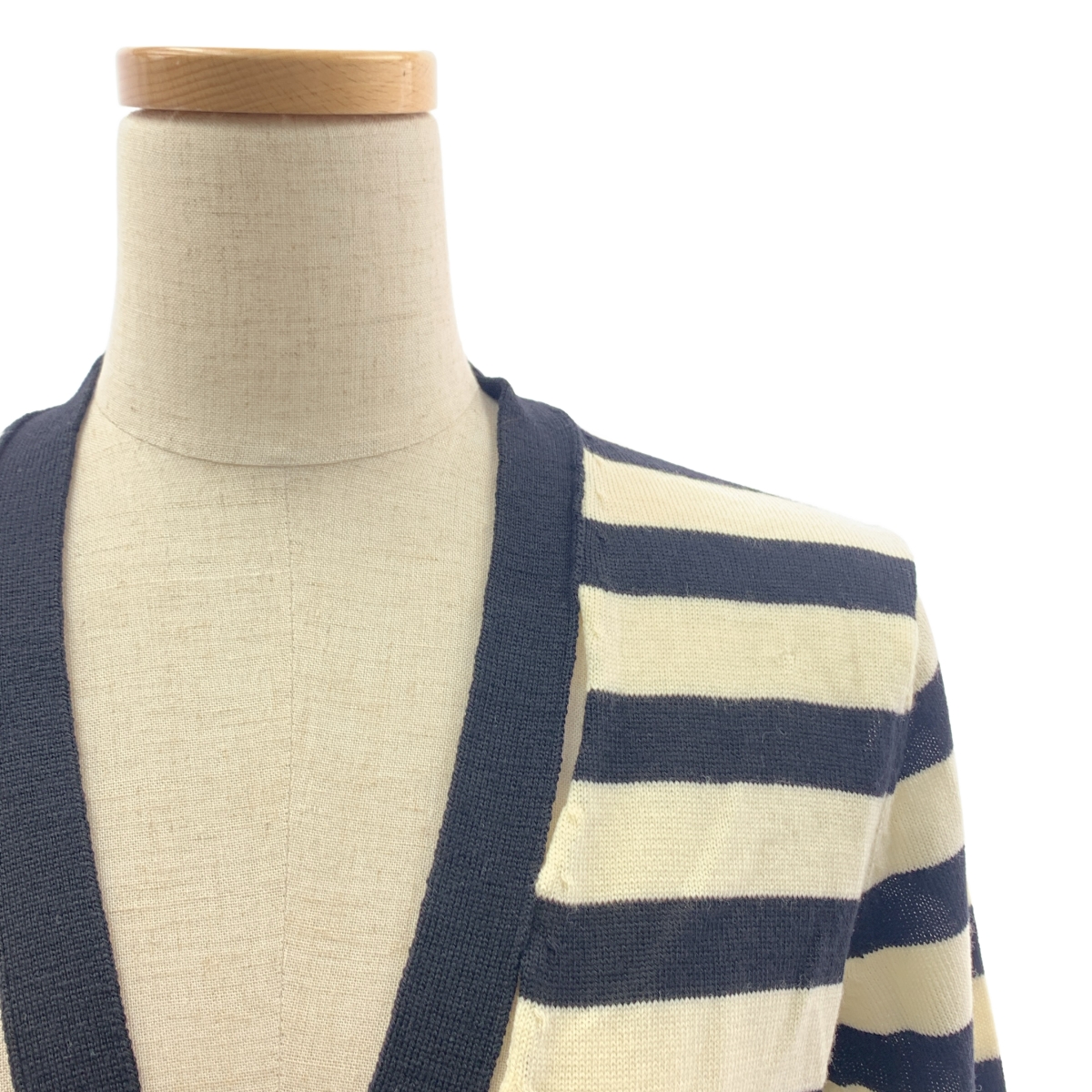 tao COMME des GARCONS / タオコムデギャルソン ウール カットアウト ロングカーディガン ニットワンピース