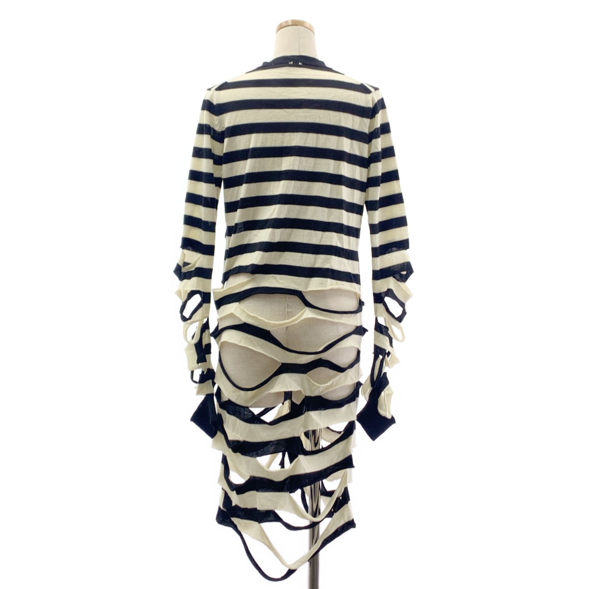 tao COMME des GARCONS / タオコムデギャルソン ウール カットアウト ロングカーディガン ニットワンピース