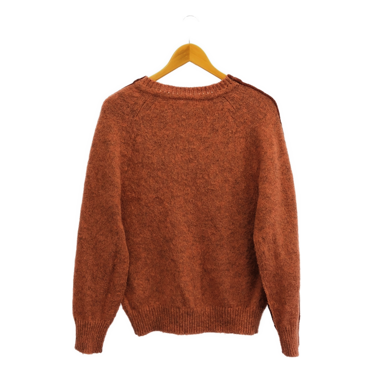 beautiful people / ビューティフルピープル ロゴプリント バイカラー クルーネックニット